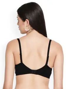 Susie Women  Black Solid Everyday Cotton Bra