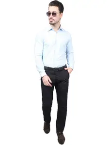 Cantabil Men Blue Casual Shirt