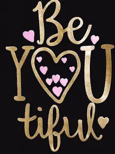 KUCHIPOO Girls Black Printed Sweatshirt