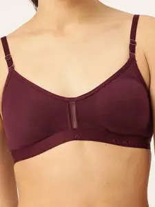 Lady Lyka Purple & Pink Bra Lightly Padded