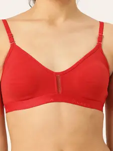Lady Lyka Red & Pink Bra