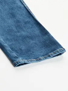 Flying Machine Men Dark Blue Skinny Fit Heavy Fade Stretchable Jeans