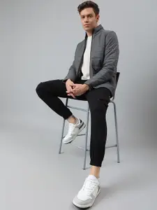 Hubberholme Men Charcoal Lightweight Regular Puffer Jacket