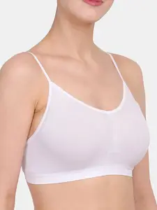 Amour Secret Pack of 3 Non Padded Everyday Bra S4016_Pnk_Prl_Wht