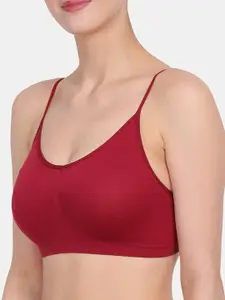 Amour Secret Women Pink & Black Set Of 3 Solid Non Padded Bra