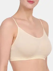 Amour Secret Women Black & Pink & Nude Set Of 3 Solid Non Padded Bra