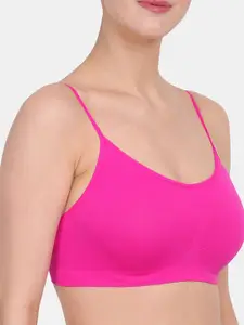 Amour Secret Women Pink & Maroon Set Of 3 Solid Non Padded Bra