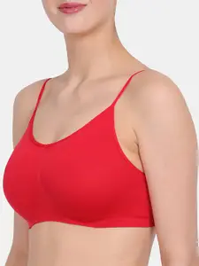 Amour Secret Women Pink & Red Set Of 3 Solid Non Padded Bra