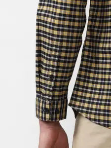 Van Heusen Sport Men Multicoloured Slim Fit Checked Casual Shirt