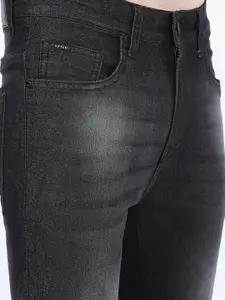 KETCH Men Charcoal Skinny Fit Light Fade Stretchable Jeans