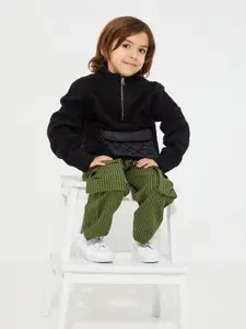 Cherry Crumble Boys Black Sweatshirt