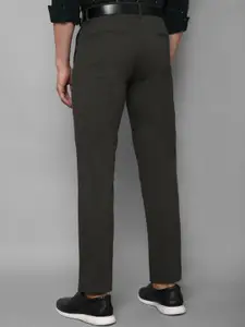 Allen Solly Men Grey Regular Fit Formal Trousers
