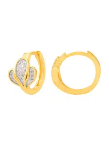 Voylla  Women Gold-Plated Contemporary Hoop Earrings