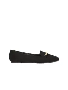 Bata Women Black Flats