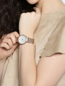 GIORDANO Women Off-White Analogue Watch 2764-22