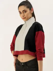 FOREVER 21 Colourblocked Boxy Crop Top