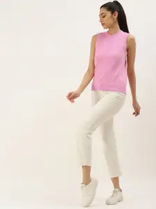 FOREVER 21 Women  Chevron Printed Pullover Pure Cotton Sweater