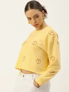 FOREVER 21 Women Printed Sweatshirt