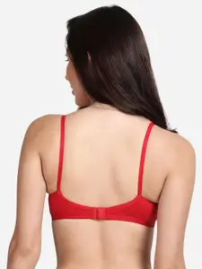 shyaway Women Red Non Padded Bra
