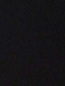 People Black Print Top