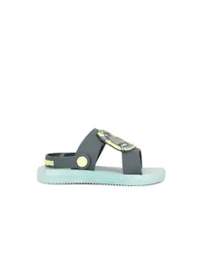 Bubblegummers Boys Blue & Grey Comfort Sandals
