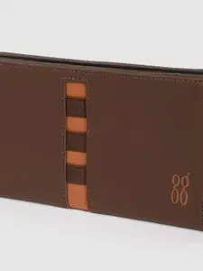 Baggit Women Brown Solid Two Fold Wallet