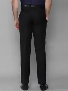 Louis Philippe Men Black Slim Fit Trousers