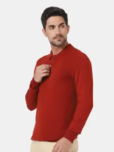 Blackberrys Men Orange Pullover
