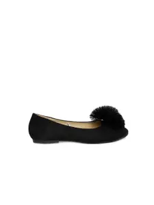 Pantaloons Junior Girls Black Flats