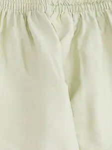 indus route by Pantaloons Boys Lime Green Kurta & Pyjamas with Nehru Jacket