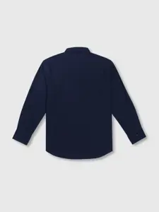 Gini and Jony Boys Navy Blue Full Sleeves Casual Shirt