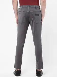 Wrangler Men Grey Skanders Slim Fit Low-Rise Stretchable Jeans