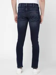 Wrangler Men Blue Slim Fit Light Fade Stretchable Jeans