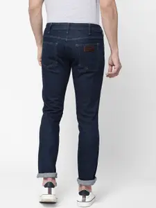 Wrangler Men Blue Slim Fit Low-Rise Stretchable Jeans