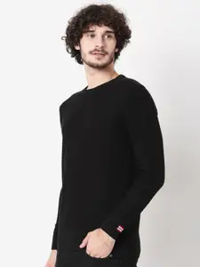 Mufti Men Black Pullover