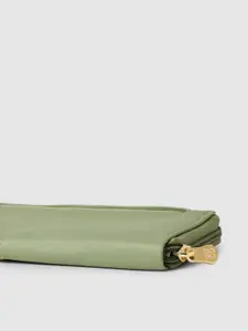 Baggit Women Green PU Zip Around Wallet