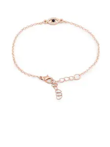 ToniQ Women Black Gold-Plated Wraparound Bracelet