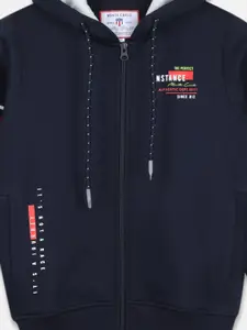 Monte Carlo Boys Navy Blue Hooded Sweatshirt
