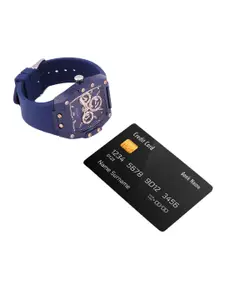 GUESS Men Blue Dial & Straps Analogue Watch GW0203G7