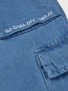 Gini and Jony Boys Blue Denim Cargo Shorts