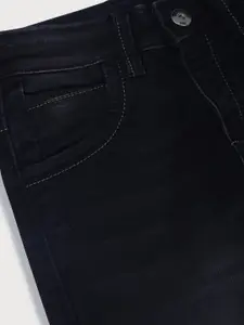Gini and Jony Boys Black Regular Fit Light Fade Jeans