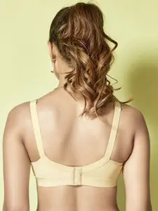 Floret Pack of 2 Non-Padded Non-Wired Full Coverage Cotton Bras with All Day Comfort