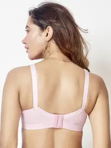 Floret Pack of 2 Non-Padded Non-Wired Full Coverage Cotton Bras with All Day Comfort