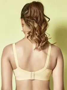 Floret Pack of 2 Non-Padded Non-Wired Full Coverage Cotton Bras with All Day Comfort