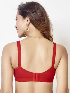 Floret Pack of 2 Non-Padded Non-Wired Full Coverage Cotton Bras with All Day Comfort