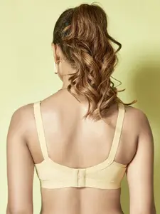 Floret Pack of 2 Non-Padded Non-Wired Full Coverage Cotton Bras with All Day Comfort