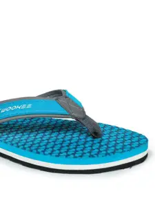 ABROS Women Sea Green Printed Thong Flip-Flops