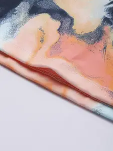 FOREVER 21 Multicoloured Abstract Printed Mini Pencil Skirt