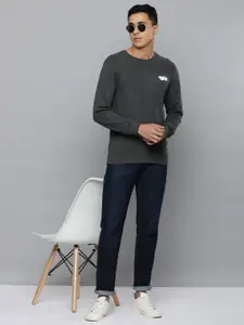 Flying Machine Men Grey Sweatshirt