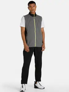 Puma Men Grey Running Sporty Cloudspun Regular Fit Jacket
